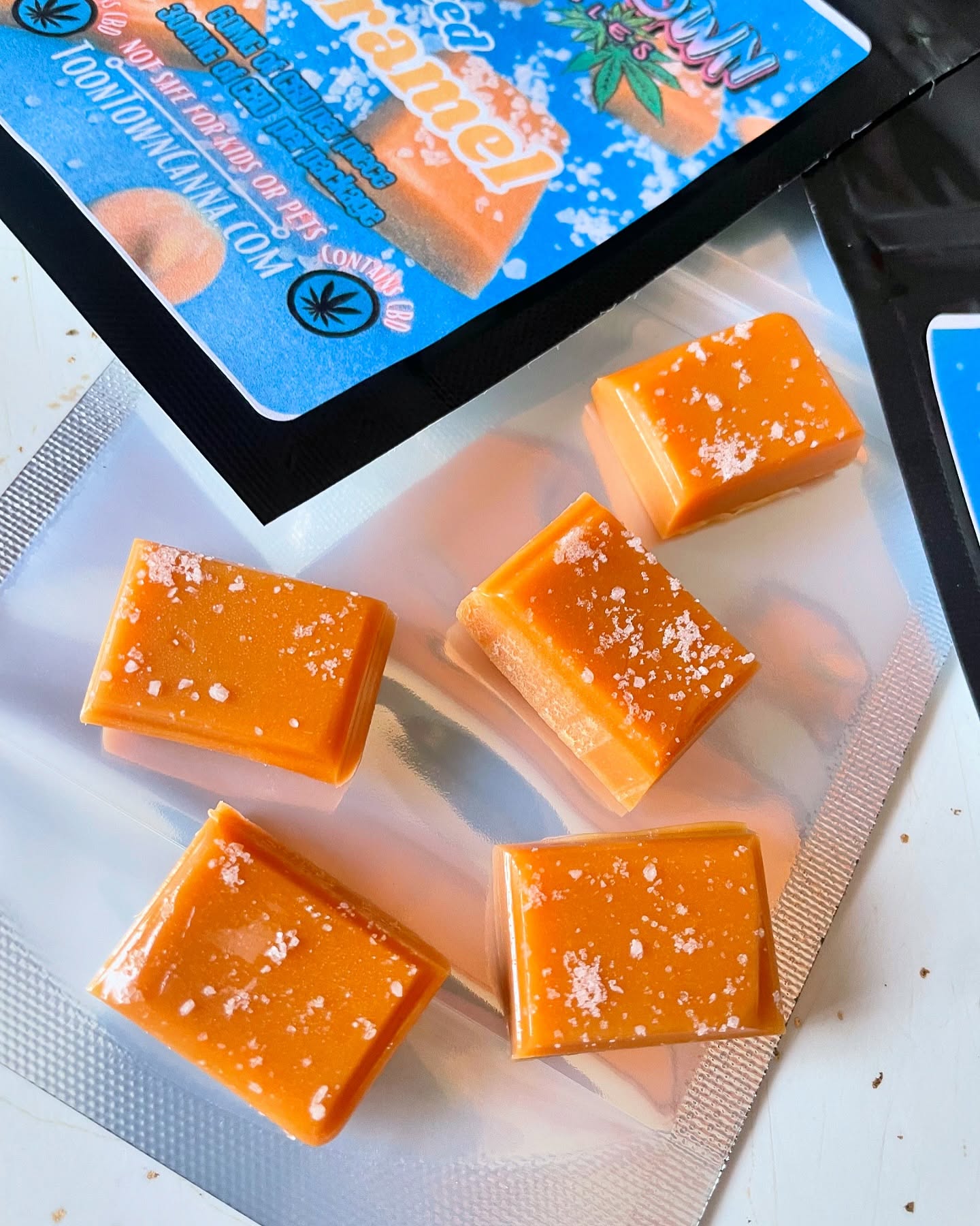300MG Salted Caramels - THC and CBD