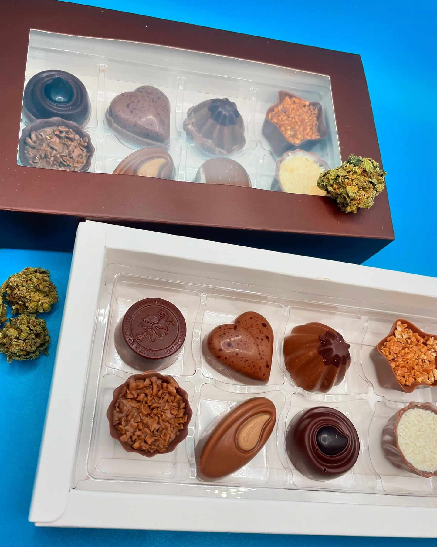 THC or CBD Milk Chocolate Box