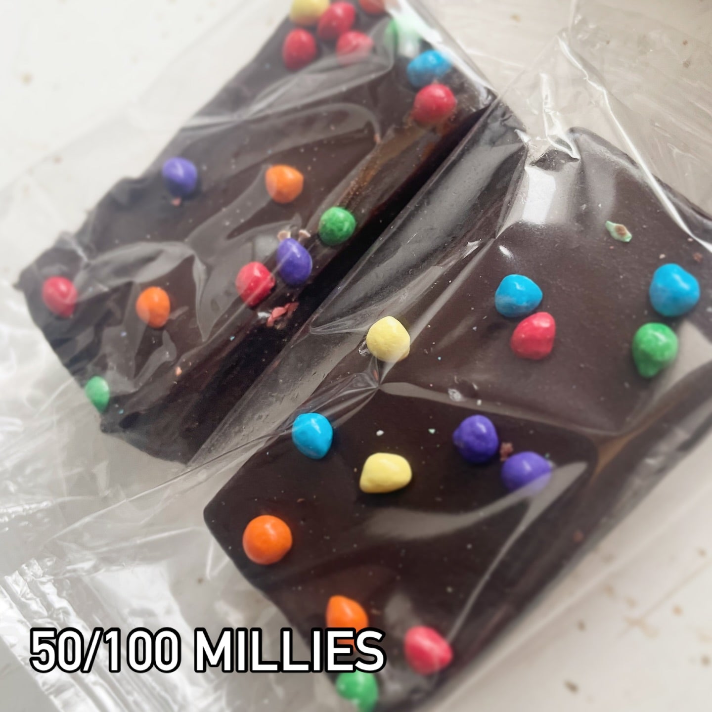 50MG Fudge Brownie - THC or CBD