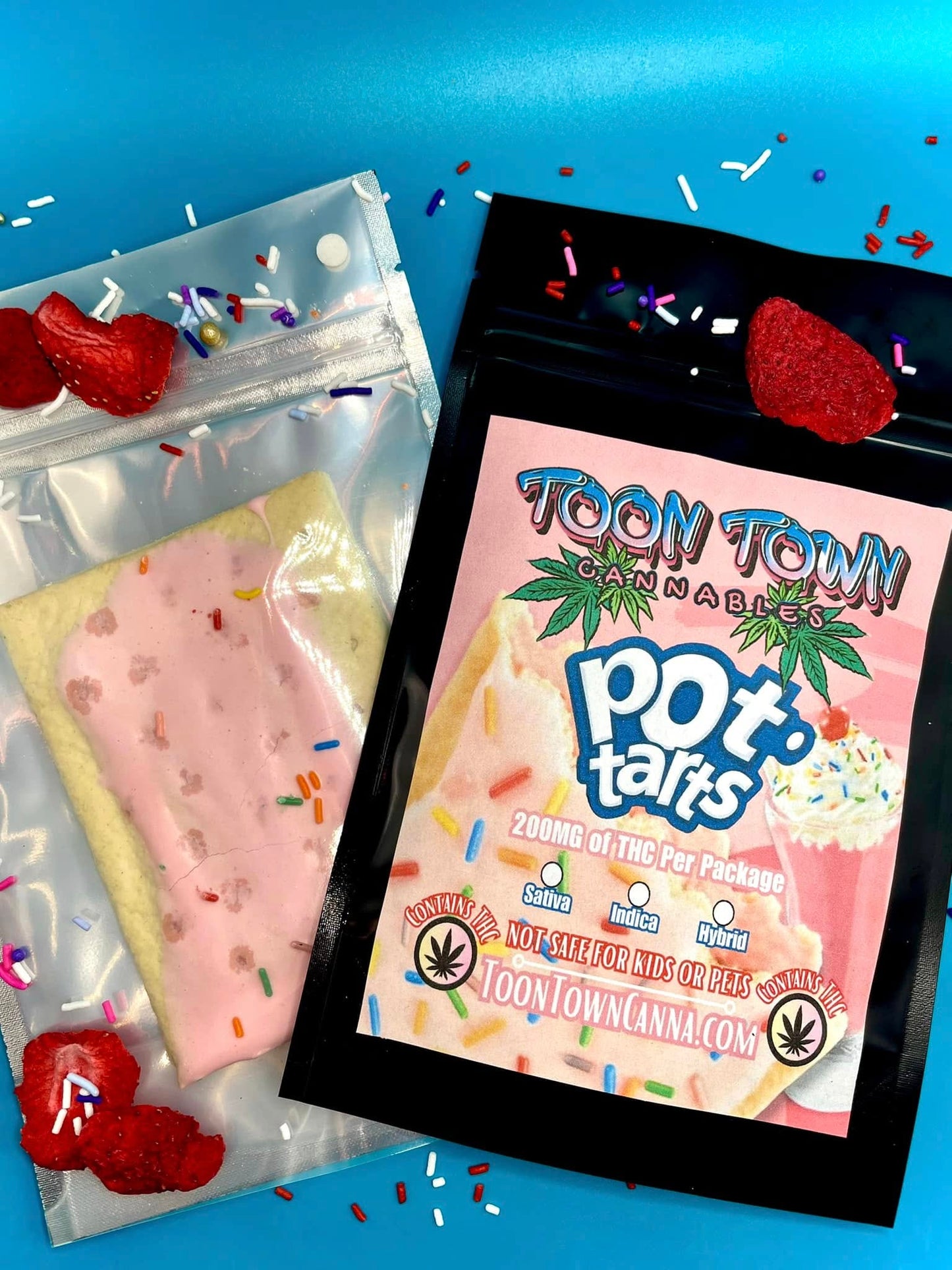 200MG Pot Tarts - THC or CBD