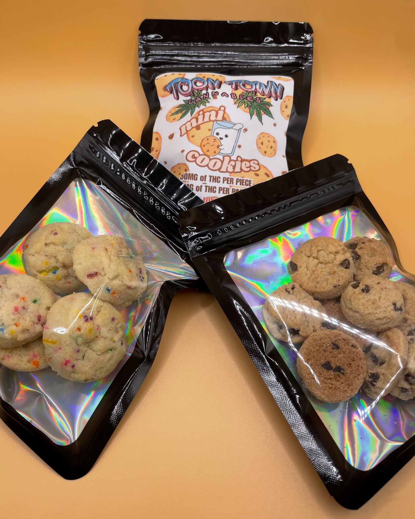 500MG Mini Cookies - THC or CBD