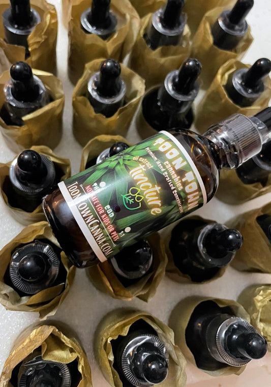 1000MG Tincture - THC, CBD, or 1:1