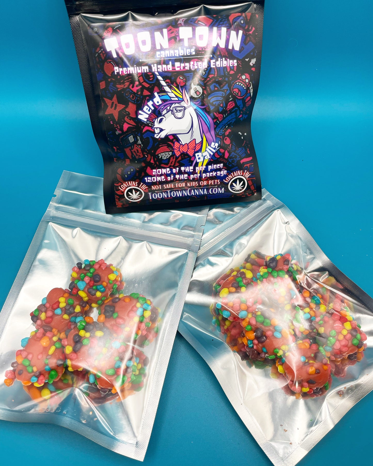 240MG Nerd Balls - THC or CBD